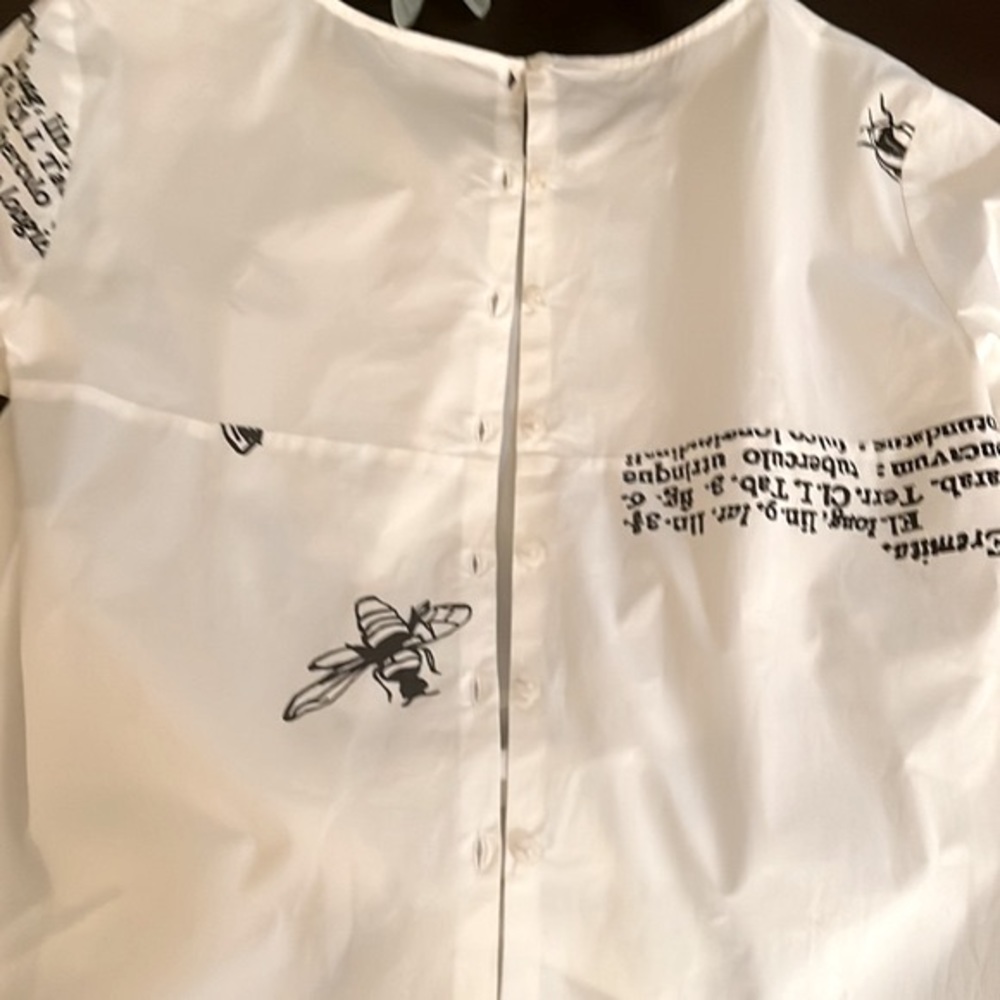 BLACK & WHITE BLOUSE - Picture 8 of 8